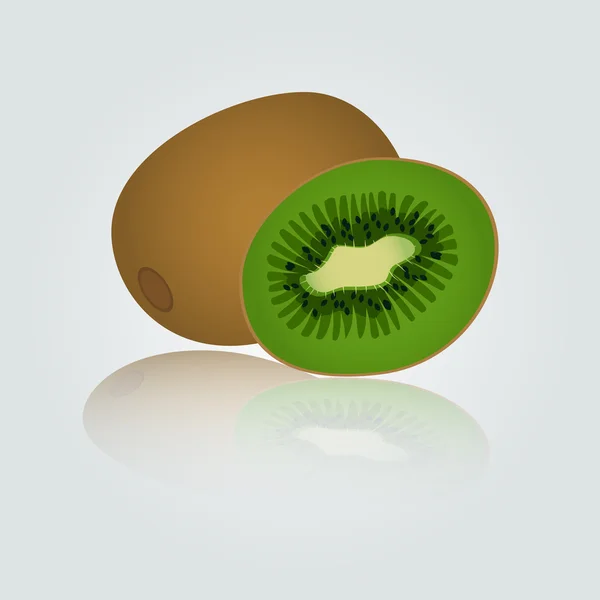 Kiwi eps10 colorido — Vector de stock