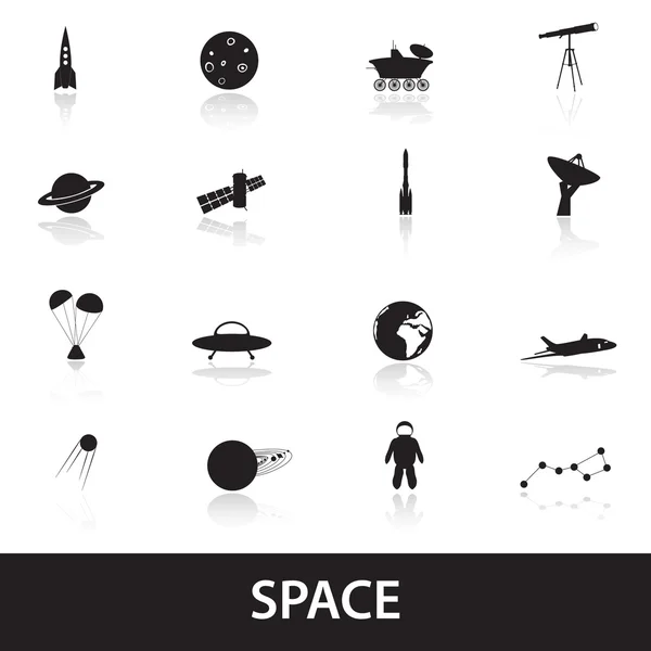 Iconos del espacio eps10 — Archivo Imágenes Vectoriales
