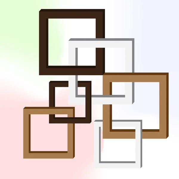 Eps10 abstraktní dekorace rámečku obrázku — Stockový vektor