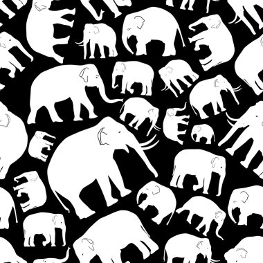 Beyaz vektör Filler seamless modeli eps10