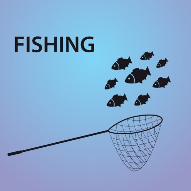 küçük balık balıkçılık eps10