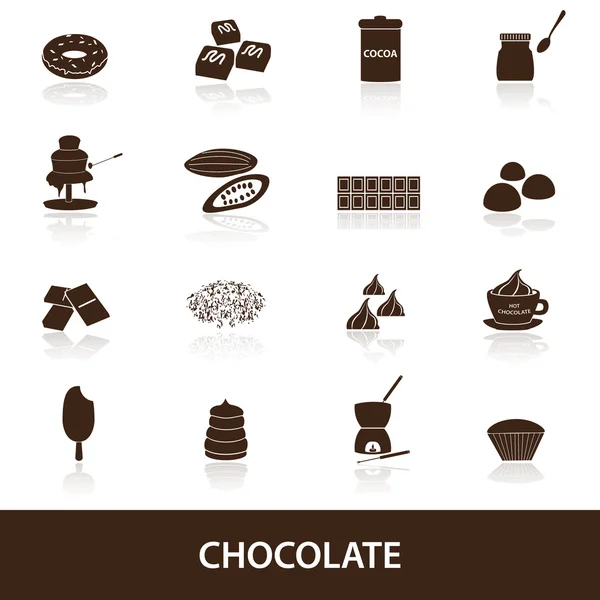 eps10 çikolata Icons set