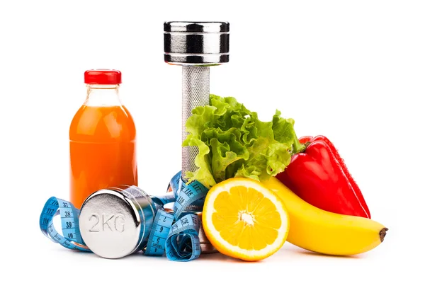 fitness ekipmanları ile meyve