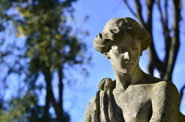 Готичний жінка скульптура — стокове фото
