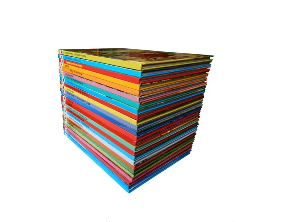 Mucchio di libri colorati — Foto Stock