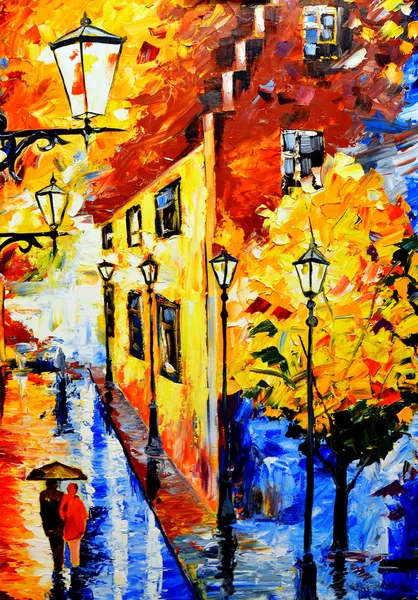 resmi yağlı boya ile boyanmış