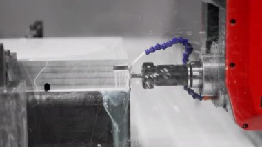 CNC makinesi alüminyum parça, şekil üretir