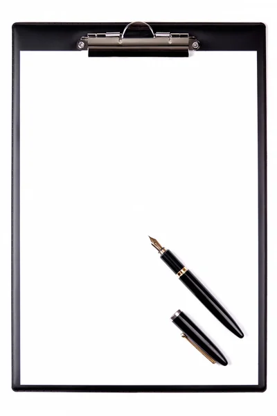 Clipboard and Pen — Stock Photo, Image