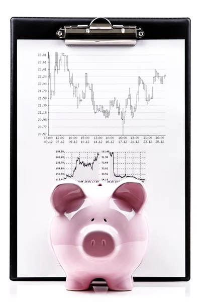Análisis de datos financieros — Foto de Stock