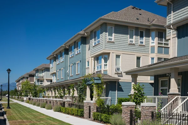 Modern townhouses