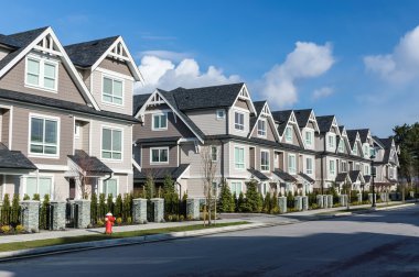 Modern townhouses