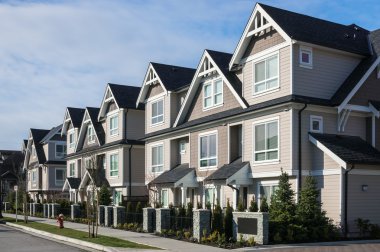 Modern townhouses