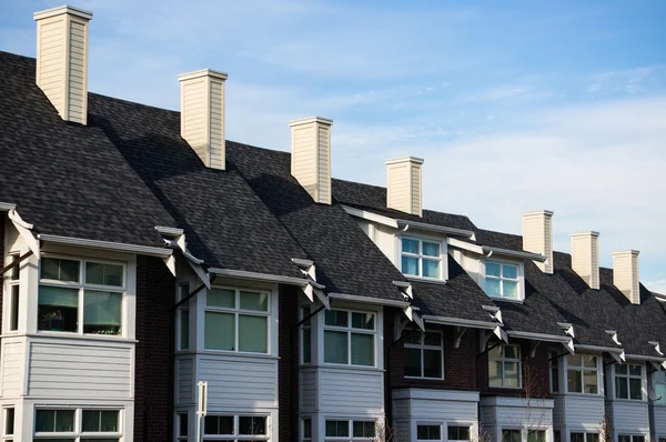 Modern townhouses — Stok fotoğraf