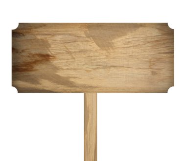 Beyaz üzerinde ahşap tabela var. Tahta levhalar..