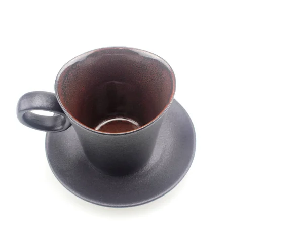 Tazza Caffè Isolata Sfondo Bianco — Foto Stock