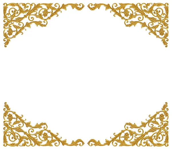 Süs malzemeleri, klasik altın çiçekli tasarımlar.