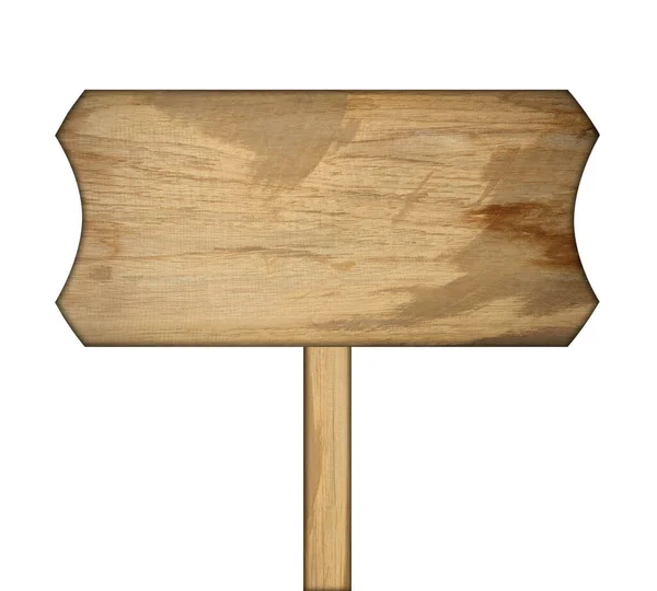 Dřevěný Nápis Izolovaný Bílém Dřevěné Prkna Cedule — Stock fotografie