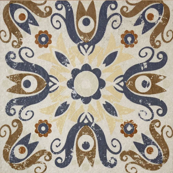 Marmeren Steen Mozaïek Textuur Achtergrond — Stockfoto