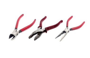 Kerpeten tel kesicileri beyaz arkaplanda izole et.