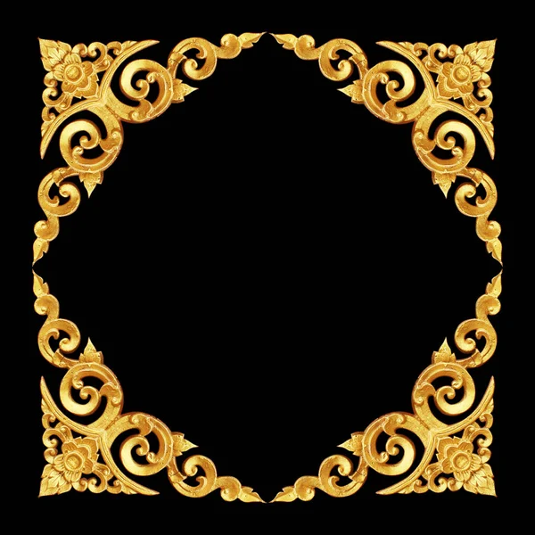 Zlaté Sochy Černém Pozadí — Stock fotografie