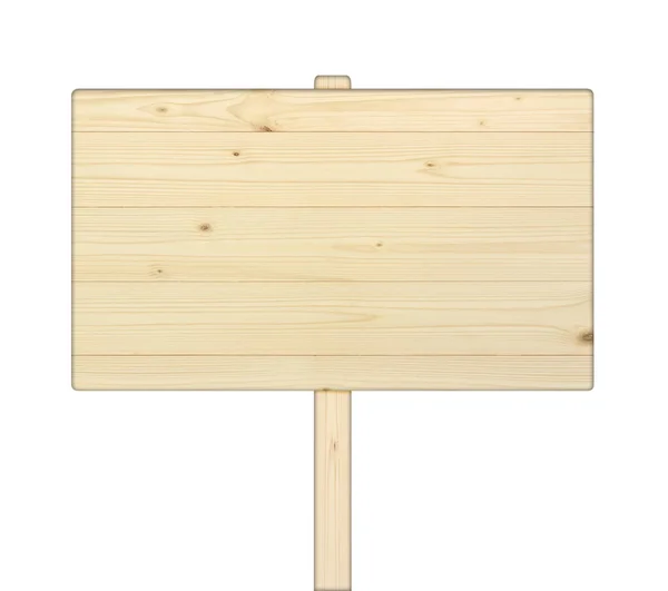 Tahta tabela beyaz üzerine izole.