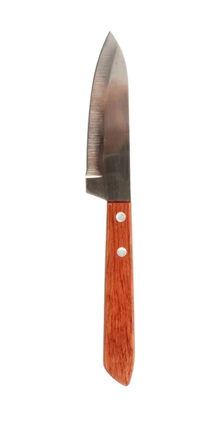 Kuchyňský Nůž Izolované Bílém Pozadí — Stock fotografie