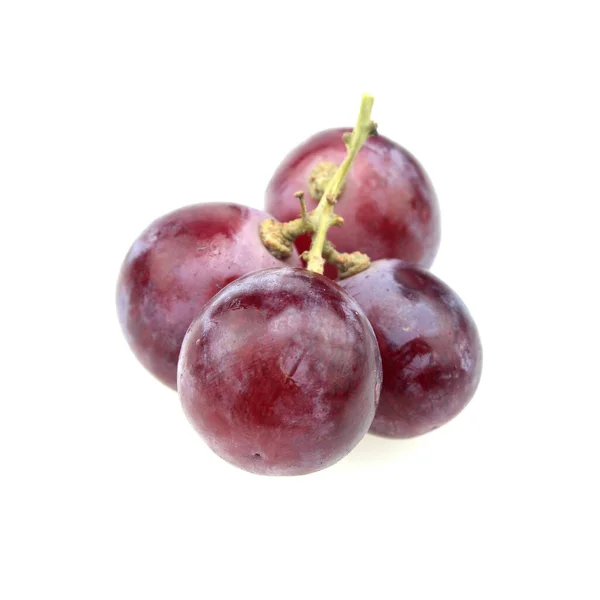 Druiven Geïsoleerd Witte Achtergrond — Stockfoto