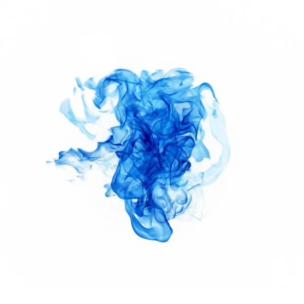 Blue Flames Isolated White Background — Stock Photo, Image