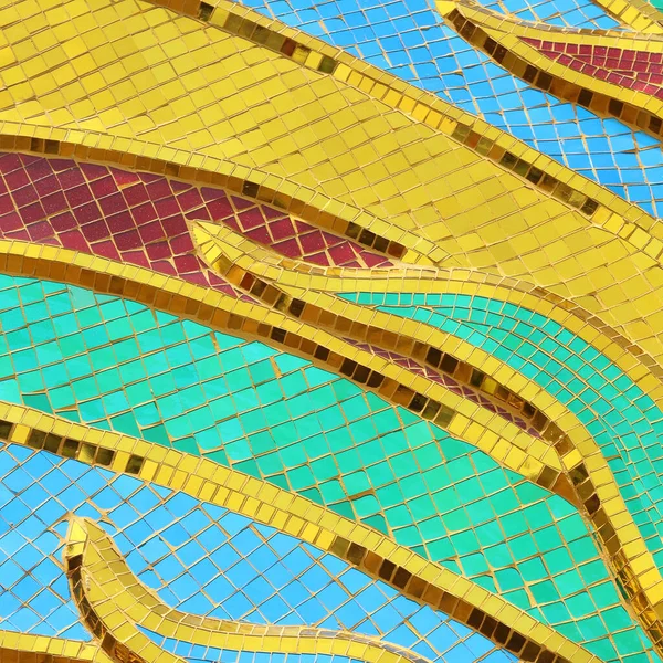 Die Wände Sind Mit Farbenfroher Glasstruktur Dekoriert — Stockfoto