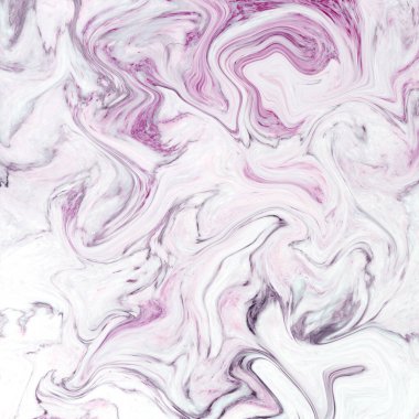 Soyut akrilik boyalı dalgalarla yaratıcı bir arka plan. Güzel mermer dokusu.