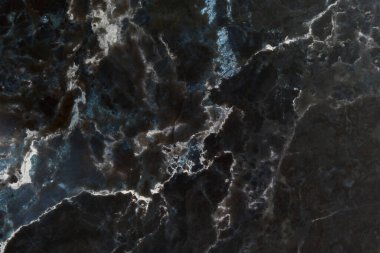 Arkaplan için siyah mermer doğal desen, soyut doğal mermer siyah ve beyaz