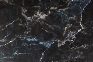 Arkaplan için siyah mermer doğal desen, soyut doğal mermer siyah ve beyaz