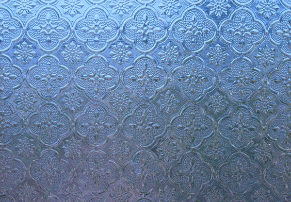 selective focus of stained glass window