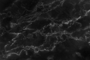 Arkaplan için siyah mermer doğal desen, soyut doğal mermer siyah ve beyaz