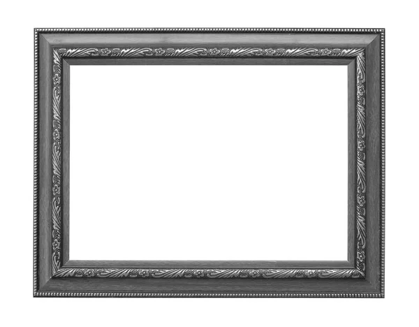 白い背景の質感に隔離された木枠 — ストック写真