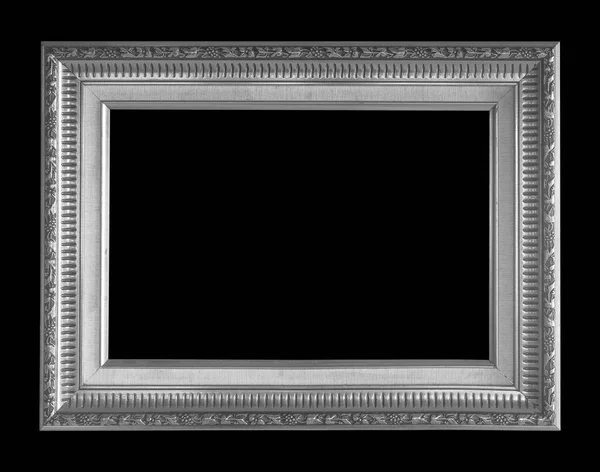 Серый Кадр Черном Фоне — стоковое фото
