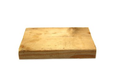 Beyaz arkaplanda eski tahta