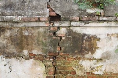 Çatlak eski duvar arkaplanı, eski duvar