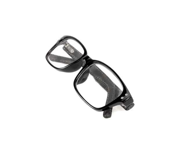 Óculos Isolados Branco Com Caminho Recorte — Fotografia de Stock