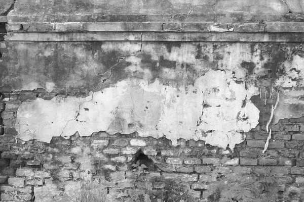 Alte Betonwand Vintage Schwarz Und Weiß Hintergrund — Stockfoto