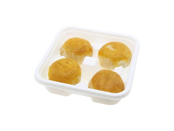 Dumplings Frijol Salado Sobre Blanco —  Fotos de Stock