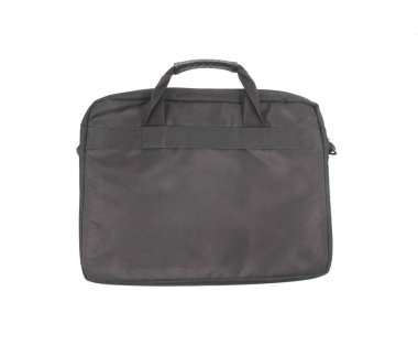 Sade arkaplanda siyah dizüstü bilgisayar dosyası.