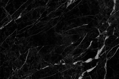 Arkaplan için siyah mermer doğal desen, soyut siyah ve beyaz