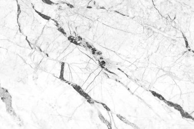 Arka plan için doğal desenli beyaz mermer dokusu