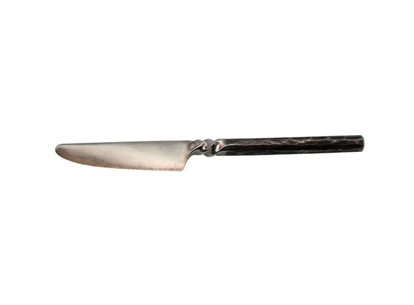 Coltello Bistecca Isolato Sfondo Bianco — Foto Stock