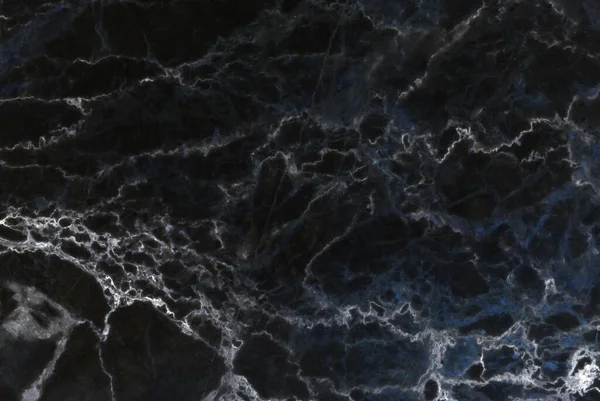 Schwarzer Marmor Natürliches Muster Für Hintergrund Abstraktes Schwarz Weiß — Stockfoto