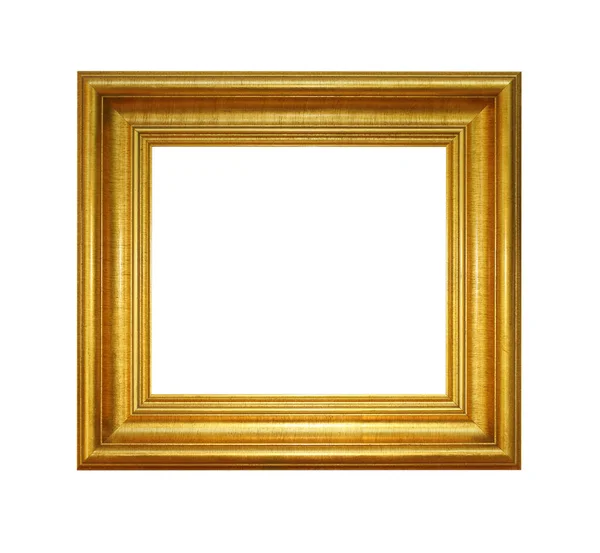 白を基調としたアンティークの黄金のフレーム — ストック写真