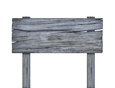 kırpma yolu beyaz zemin üzerine tahta işaret