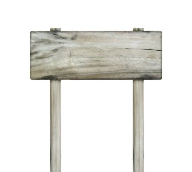 kırpma yolu beyaz zemin üzerine tahta işaret