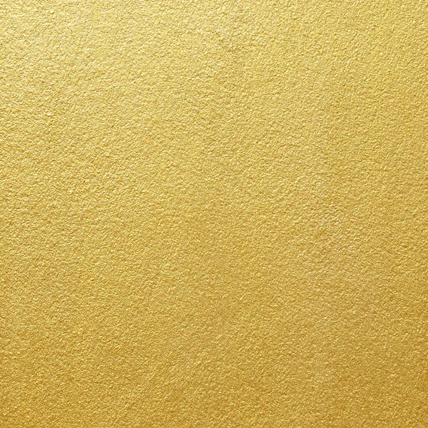 Oro Foglia Giallo Lucido Sfondo Texture Parete — Foto Stock